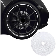 YZhouD wheel rim edge protector rubber strip red