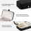 Jewelry Box PU Leather Double Layer Black 4