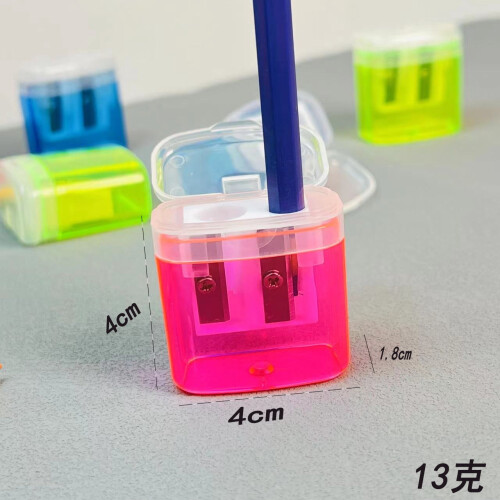Zynic pencil sharpener dual-hole rotating student stationery 2