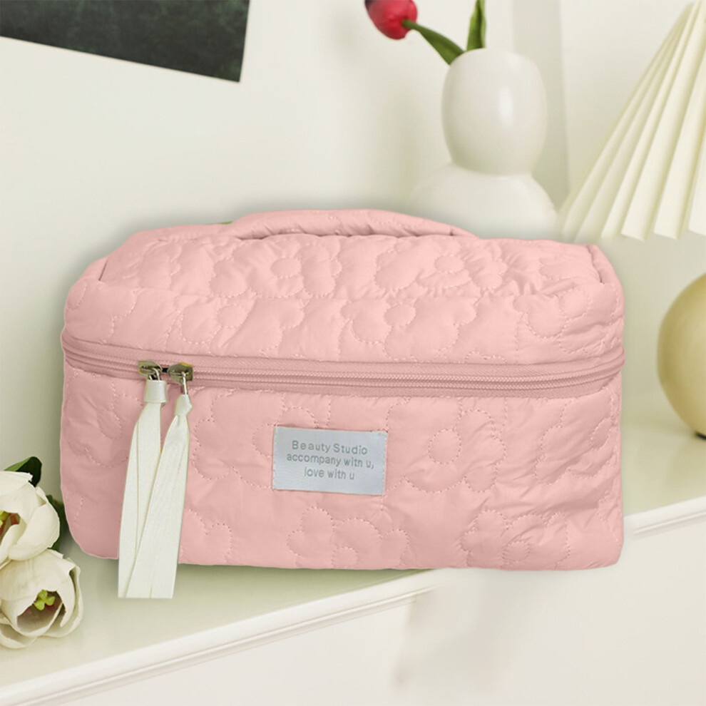 YOTQUSKI toiletry travel bag large wide-open with handle