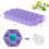 Silicone Ice Cube Tray with Lid 74-Cube Stackable 2