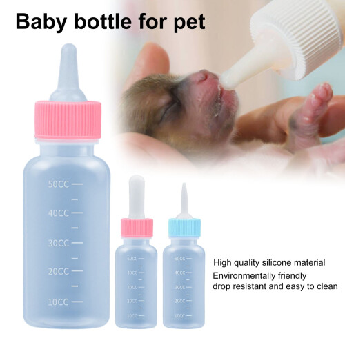 Mamadeira ZTGD Pet com bico de silicone e gradientes transparentes (50ml/120ml) 1