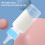 Mamadeira ZTGD Pet com bico de silicone e gradientes transparentes (50ml/120ml) 4