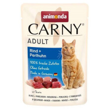 ANIMONDA Carny Adult Beef and guinea fowl - wet cat food - 85g