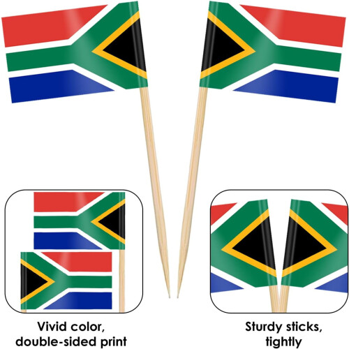Argentina Flag Toothpicks Cupcake Toppers 200 pcs 2