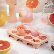Fruit Ice Cube Mold with Funnel Lid 8 pcs