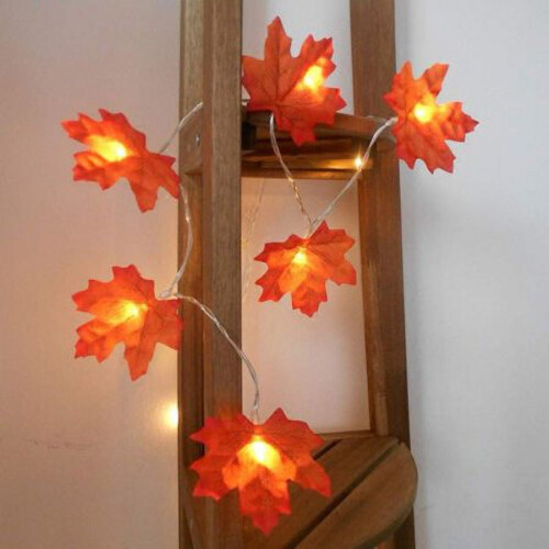 Maple Leaf Garland Light 40LED 6M 2