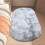 Tapete oval felpudo YOTQUSKI para quarto infantil, 80 x 120 cm (31,5 x 47,2 polegadas). 1