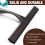 YZhouD matte black shower squeegee 10 inch 3