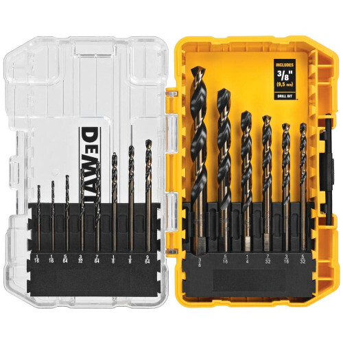 DeWalt DEWALT DW1162 14-Piece Black Oxide Drill Bit Set