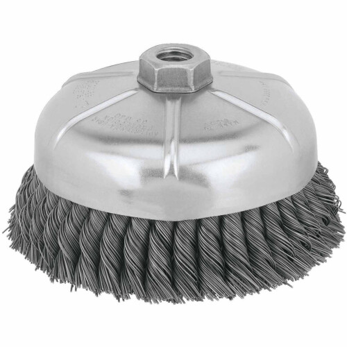 DeWalt DEWALT Wire Cup Brush, Knotted, 6-Inch (DW4917)