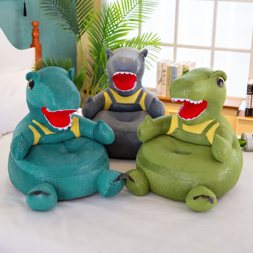 Trekk til barnesofa, mykt, avtakbart og vaskbart, dinosaur 1