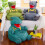 Trekk til barnesofa, mykt, avtakbart og vaskbart, dinosaur 4