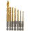 DeWalt DEWALT Drill Bit Set, Impact Ready, Titanium Nitride Coated, 7-Piece (DD5157) 1