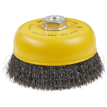 DEWALT Draad Cup Borstel, Gecrimpt, Koolstofstaal, 6-Inch x 5/8-Inch, 11 HP, .014-Inch (DW49102)