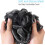 Shower Loofah Sponge Body Scrubber 60g Black 3