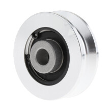 Puleggia con cuscinetto, accessorio per palestra, lega di alluminio, 54 mm