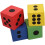 Soft colorful foam dice set 12 pieces 1