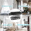 Shower Curtain Hooks Rust-Resistant Metal Matte Black Set 7