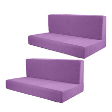 Yotijar RV seat covers soft bench style 2 pieces violet