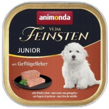 ANIMONDA Vom Feinsten Junior Poultry liver - wet dog food - 150g