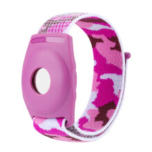 AirTag wristband protective case with adjustable nylon band