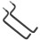 Wideskall heavy duty wall mount ladder hook 2 pieces 1