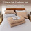 Twin Comforter Set Beige Vertical Stripe 5-Piece 6