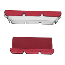 Ensemble de housse de balançoire rouge 3 places