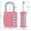 YZhouD 4-digit combination padlock pink 4