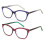 Women's Translucent Optical Frames Reading Glasses +2.00 2 2