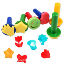 Yesbay paint sponge brushes set for kids drawing 6 pcs