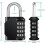 YZhouD 4-digit combination padlock pink 4