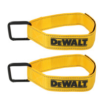 DEWALT DXBC90060 Schwarz/Gelb 1,25" x 12" Leichte Karabiner-Ungestelle, 2er Pack