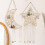 Earring Wall Holder Metal Grid Star Moon Shape 1 PC 3