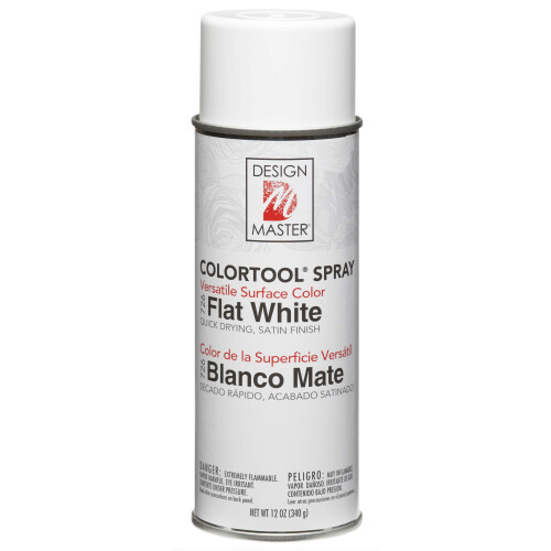 Design Master Spray, Flach Weiß, 12 oz