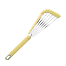 Ycolew Fish Spatula Stainless Steel with Silicone Edge