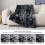 Couverture double duveteuse vert sauge 152 x 203 cm 6