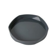 Yesbay plant pot saucer dark gray large