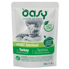 Oasy | Lifestage | Steriliserad - 85 g påse - Steriliserad | Kalkon 85 g