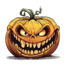 Adesivo per WC di Halloween, zucca, castello, scheletro, mano, 3 pezzi