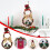 Christmas wreath rattan with LED lights 1