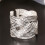 Women's 925 Sterling Silver Claw Ring Woven Mesh US 8 1
