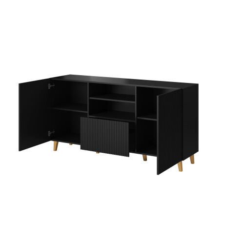 Cama Commode PAFOS 150x42x82 Black matt 1