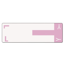 Smead AlphaZ NCC Färgkodade Etiketter, Bokstäver L&Y, Lavendel, 100 Etiketter per Paket (67163)