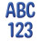 Eureka Décor de Classe Alphabet et Chiffres, 180pcs, 10cm H 1