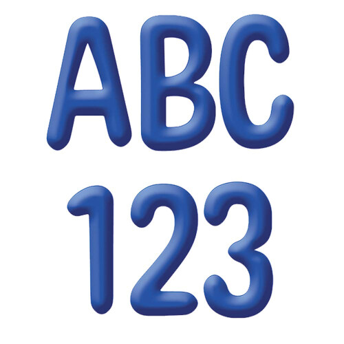 Eureka Décor de Classe Alphabet et Chiffres, 180pcs, 10cm H