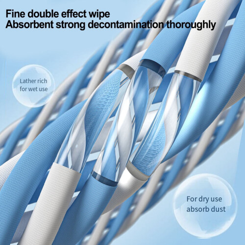 Window glass cleaner spray double-sided with extendable pole 2