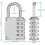 YZhouD 4-digit combination padlock pink 4