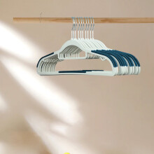 Vankin Non-Slip Clothes Hangers with Swivel Hook 10-Pack